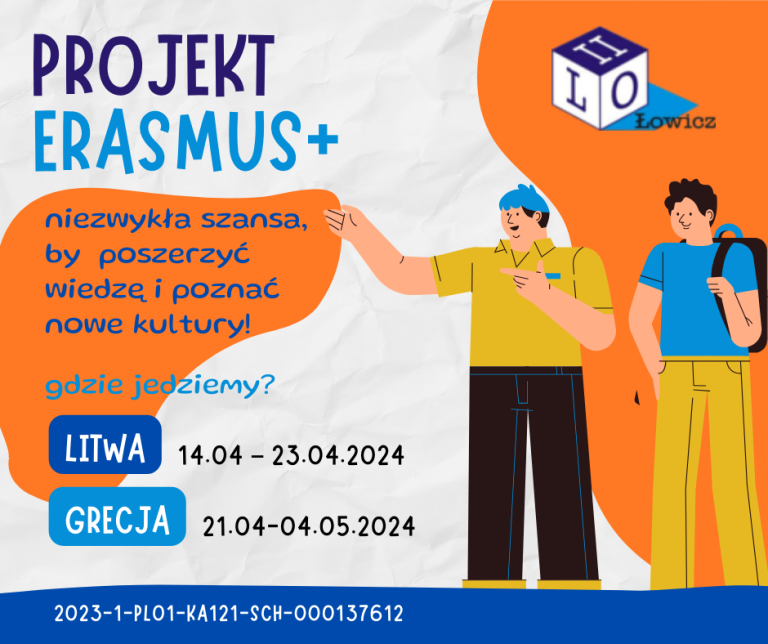 Rusza Nowy Projekt Erasmus+ w naszej szkole