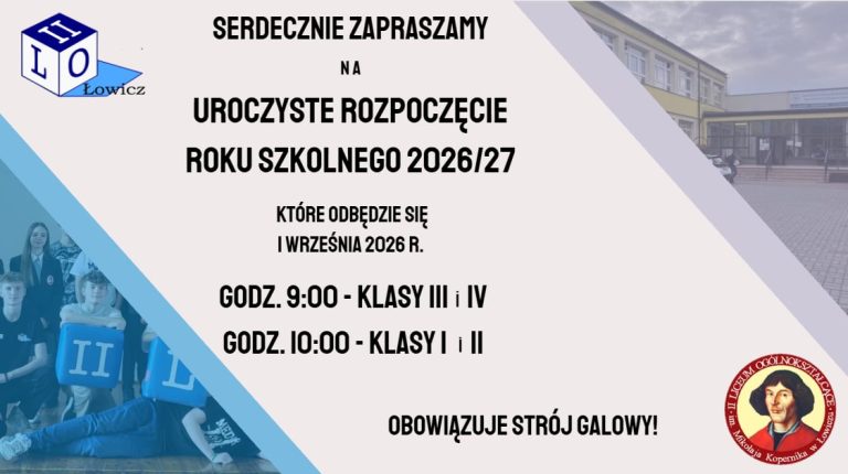 Rozpoczęcie roku szkolnego